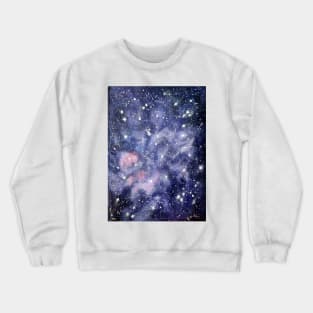 Colorful Starry night sky Crewneck Sweatshirt